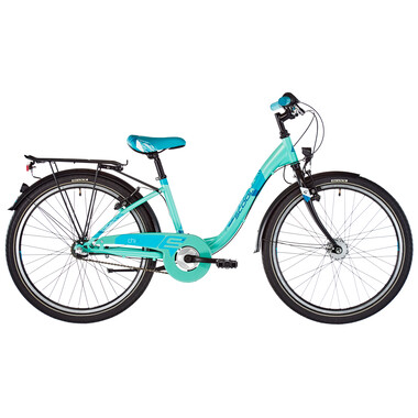 S'COOL CHIX Steel 3S 24" City Bike Turquoise 2020 0